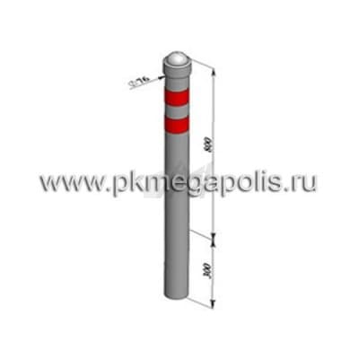 купить столбик парковочный бетонируемый АБ-76/1080 в Чехове